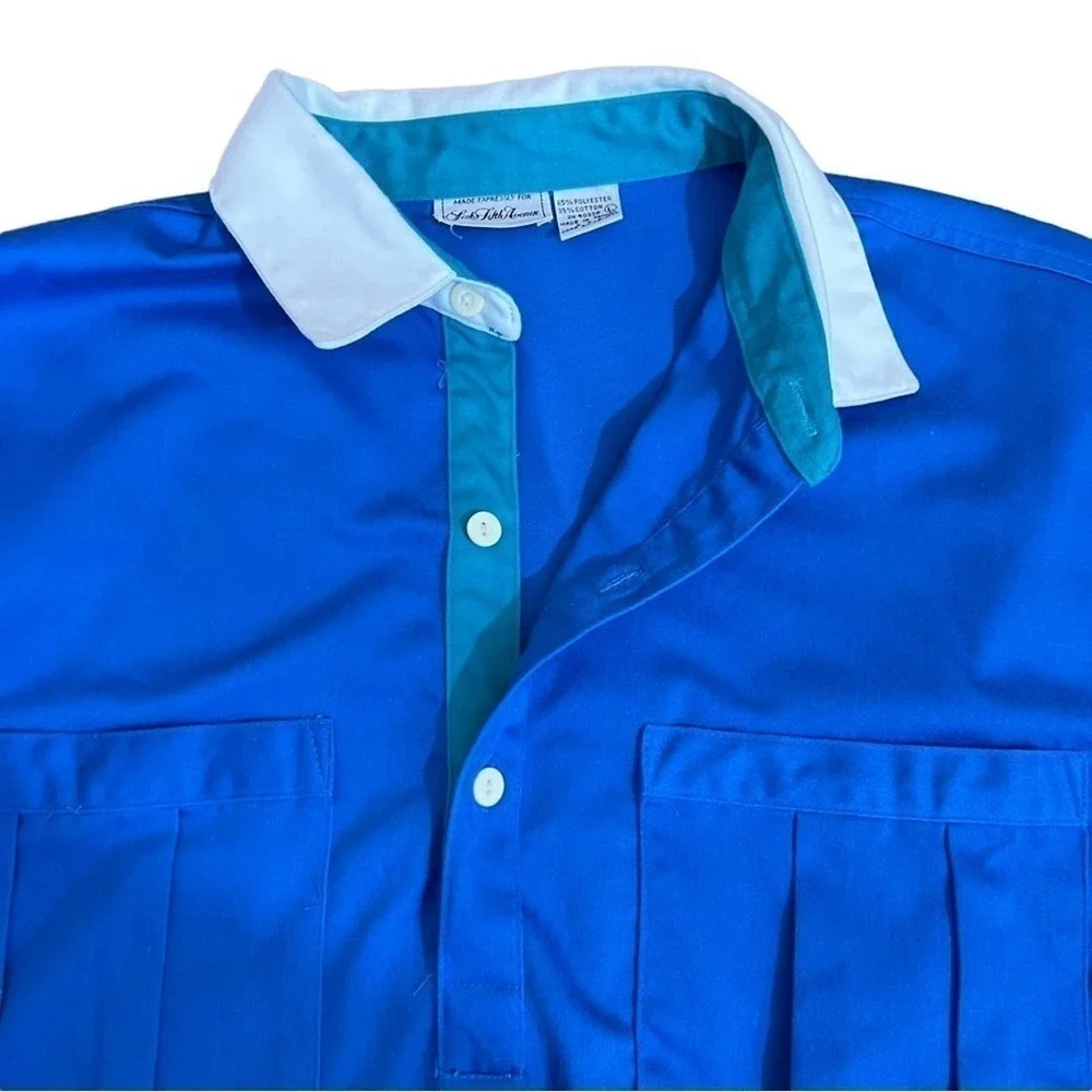 Polo Sport Color Block Shirt Large 80s Vintage